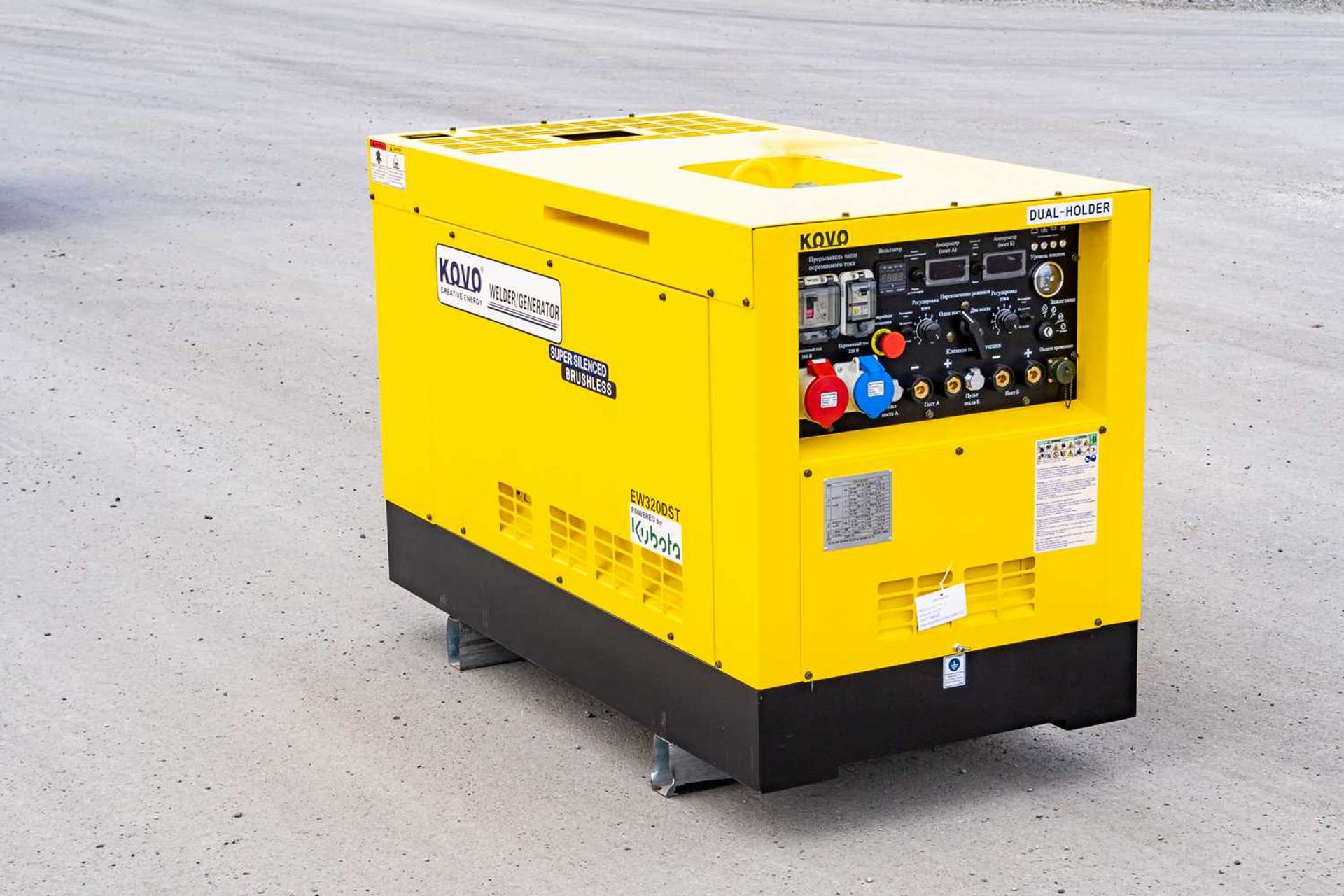 Сварочный агрегат KOVO KOVO EW320DST (слвева и спереди)